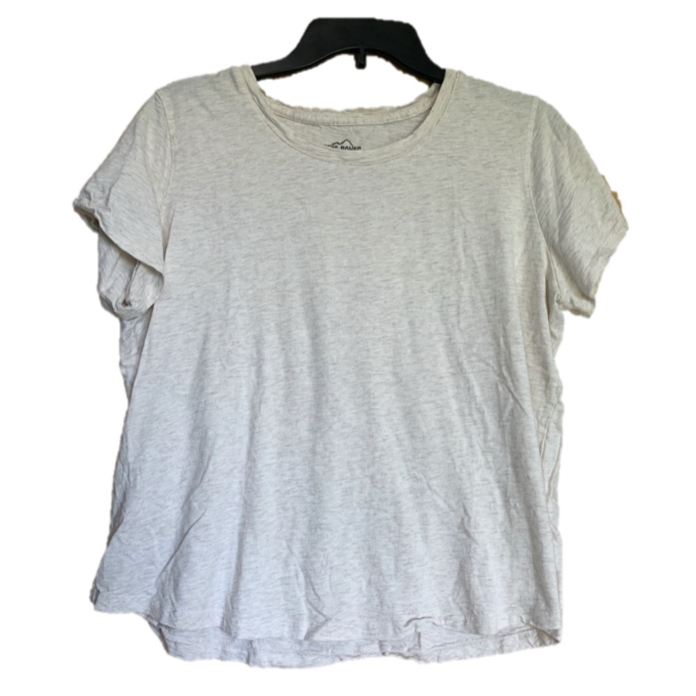 Eddie Bauer // White Short-Sleeve Casual Tee